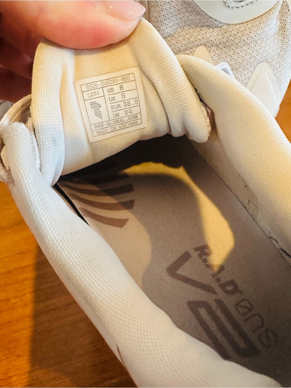 R.A.D. One V2 Crystal Gray Sneakers 6/7.5 - Picture 2 of 12